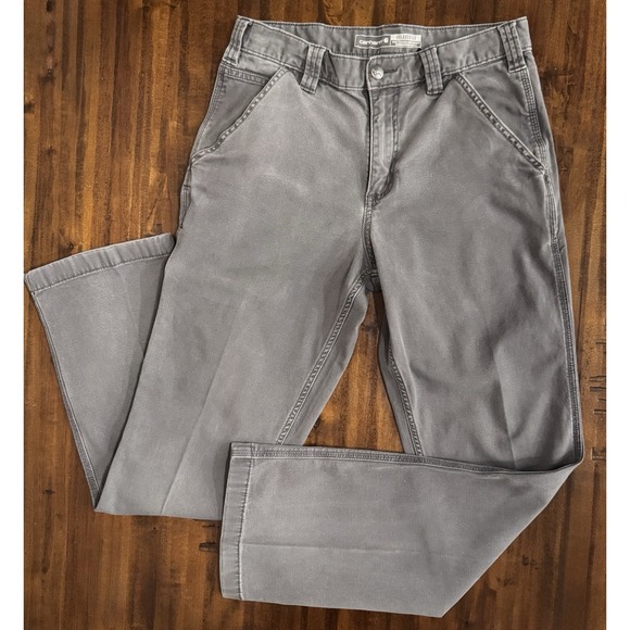 Carhartt Other - Carhartt Men's Relaxed Straight Rigby Canvas Work Pants 30x32